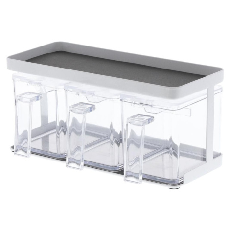 YAMAZAKI Dózy so stojanom Tower 3343, biely