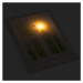 Nexos 86800 Nástenná maľba slnka za oknom, 1 LED, 30 x 40 cm