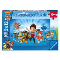 Ravensburger Detské puzzle (Ryder a Labková patrola, 2 x 12 dielikov)