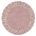 Přírodní koberec, ručně tkaný Round ABC Vintage Nude-Natural - 150x150 (průměr) kruh cm Lorena C