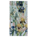 MINDTHEGAP Fleurs D'Iris Aquamarine - tapeta