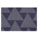 Modro-sivý záves 130x260 cm Zatapa - Mendola Fabrics