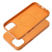 Leather Mag Cover Apple iPhone 15 orange