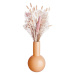 CANDY Sklenená váza, broskyňová farba 30 cm
