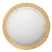 LED stropné svietidlo so skleneným tienidlom v bielo-prírodnej farbe ø 30 cm Pine – Candellux Li