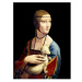 Obraz - reprodukcia 30x40 cm Lady with Ermine, Leonardo Da Vinci – Fedkolor