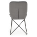 HALMAR K454 jedálenská stolička sivá / čierna