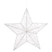 SHINING STAR LED 3D Svietiaca dekoračná hviezda s USB - strieborná