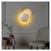 LED nástenné svietidlo v bielej a zlatej farbe ø 21 cm Yosma – Opviq lights