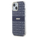 DKNY PC/TPU Repeat Pattern Tonal Stripe Magsafe Zadný Kryt pre iPhone 15 Blue