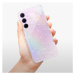 Odolné silikónové puzdro iSaprio - Abstract Triangles 03 - white - Samsung Galaxy A55 5G