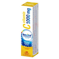 Revital vitamín C 1000 mg 20 šumivých tabliet citrón