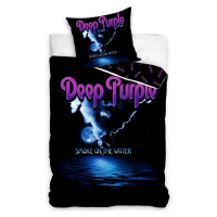 Carbotex Bavlnené obliečky Deep Purple Smoke on the water, 140 x 200 cm, 70 x 90 cm