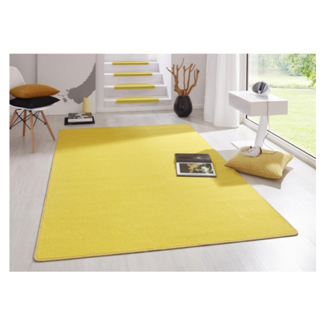 Kusový koberec Fancy 103002 Gelb - žlutý - 133x195 cm Hanse Home Collection koberce