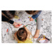 Vyfarbovací detský koberec Butter Kings Colouring World, ø 130 cm