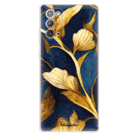 Odolné silikónové puzdro iSaprio - Gold Leaves - Samsung Galaxy Note 20