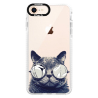 Silikónové púzdro Bumper iSaprio - Crazy Cat 01 - iPhone 8
