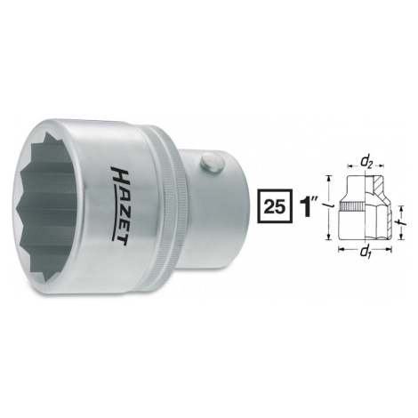Nástrčný kľúč s dvojitým 6-hr. 1100Z-75 Hazet