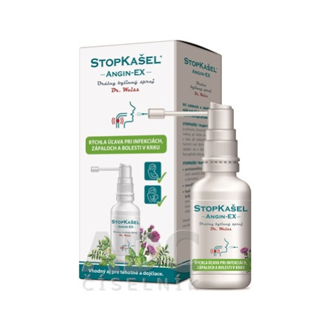 DR.WEISS STOPKAŠEL Angin-EX 30 ml