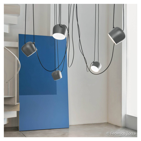 FLOS Aim závesné LED light silver eloxované