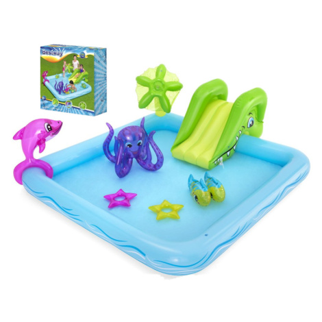 Zelené detské nafukovacie bazény