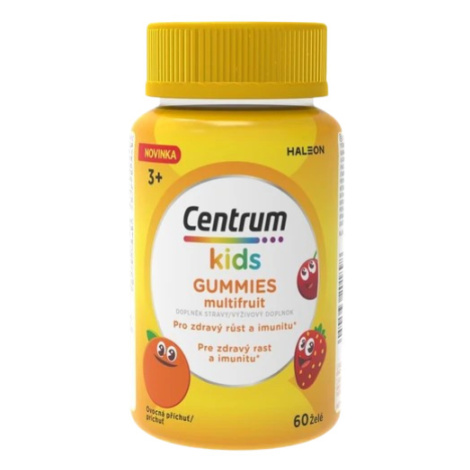 CENTRUM Kids Gummies multivitamín pre deti multifruit želé 60 ks