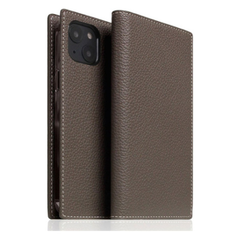 SLG Design puzdro D8 Full Grain Leather pre iPhone 14 Plus - Etoff Cream