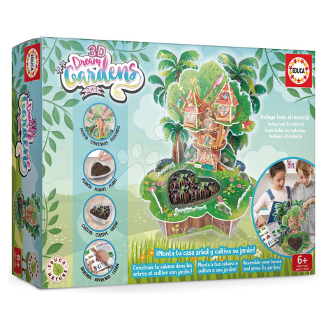 Kreatívne tvorenie 3D Dream Garden Casa Arbol Educa vyrob si svoju záhradku od 6 rokov