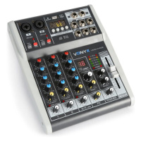 Vonyx VMM-K402 4-kanálový hudobný mixážny pult, bluetooth, USB-Audio-Interface