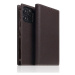 SLG Design puzdro D8 Full Grain Leather pre iPhone 14 Pro - Brown Cream