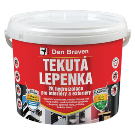 Den Braven Tekutá lepenka 2K hydroizolácia 14kg