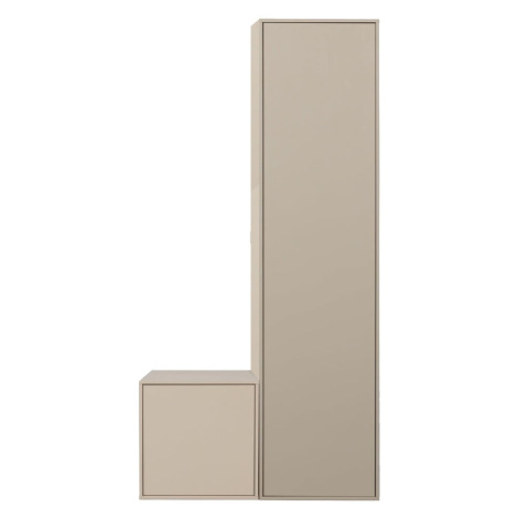 Krémová modulárna skriňa z borovicového dreva 100x200 cm Daily – vtwonen