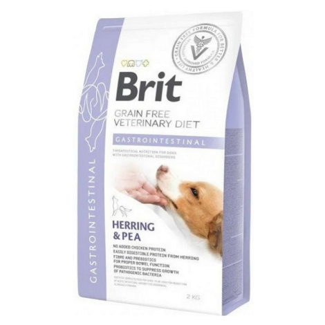 Brit Veterinary Diets GF dog Gastrointestinal-Low fat granule pre psy 2kg