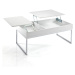 Biely konferenčný stolík s bielou doskou 60x110 cm Celinda – Tomasucci