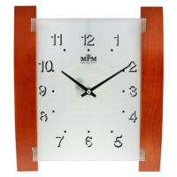 Nástenné hodiny MPM, 2704.50 - hnedá, 31cm