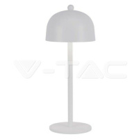 LED stolová lampa 1800mAH Batéria 115*300 3V1 Biela VT-1052 (V-TAC)