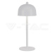 LED stolová lampa 1800mAH Batéria 115*300 3V1 Biela VT-1052 (V-TAC)