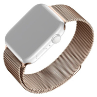 FIXED Mesh Strap sieťový nerezový remienok Apple Watch 38/40/41mm ružovo zlatý