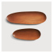 Odkladací miska Thin Oval, set 2ks, více variant - Ethnicraft Provedení: mahagonové dřevo