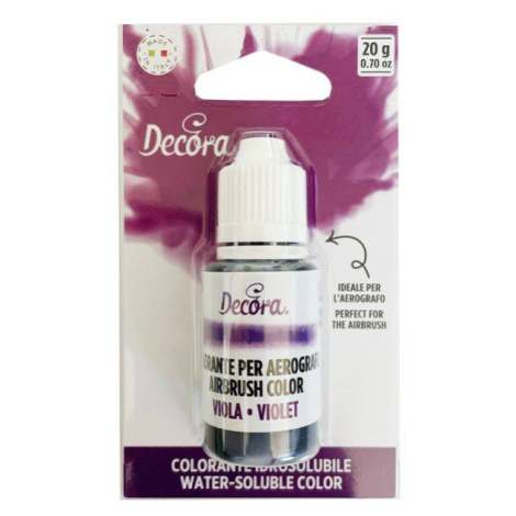 Airbrush farba tekutá fialová 20g - Decora - Decora