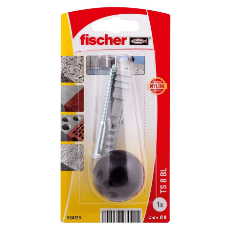 Fischer Dverná zarážka TS 8 K NV čierna
