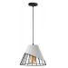 Toolight - závesná stropná zrkadlová lampa E27 60W APP228-1CP, čierna-biela, OSW-00888