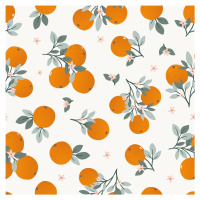 Detská tapeta 10 m x 50 cm Tangerine – Lilipinso