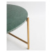 Mramorový okrúhly konferenčný stolík v zeleno-zlatej farbe ø 80 cm Morgans – Really Nice Things