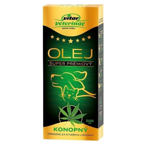 Vitar Veterinae Konopný olej 500ml Vitar Veteriane