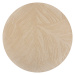 Kusový koberec Solace Lino Leaf Natural kruh Rozmery kobercov: 160x160 (priemer) kruh