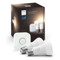 Philips | Základná sada Philips Hue WHITE 2xE27/9,5W 2700K + zariadenie k prepojeniu |