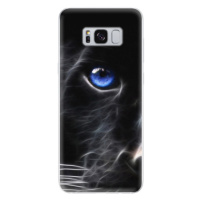 Odolné silikónové puzdro iSaprio - Black Puma - Samsung Galaxy S8