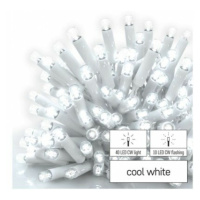 Profi LED spojovacia reťaz blikajúca biela – cencúle, 3 m, vonkaj., 6500K (EMOS)