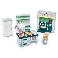 Drevený nábytok do kuchynky Dovetail Kitchen Set Tender Leaf Toys 6-dielna súprava s komplet vyb